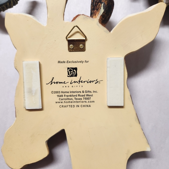 Home interiors 3D animal wall plaques - Picture 4 of 11